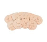 Kisangel 14 Piezas Tarjetas de Madera para Bebés de Milestones para Recién Nacidos Accesorios Fotográficos para Vida y Monumental