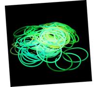 Kisangel 150 piezas Pulseras Luminosas de Pulseras Jelly Suaves y Elásticas para y Niñas Brazaletes Fluorescentes Resistentes para Fiestas y Nocturno