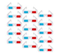 Kisangel 150 Unidades Gafas de Papel Rojo y Azul Lentes Anaglifo para Películas Cómics y Proyectos Stem Pack Bulk para Adultos