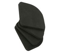 Kisangel 16 Piezas Unidades Almohadillas Antivibración para Lavadora y Electrodomésticos Cojines Amortiguadores Negros Resistente Aceite y Corrosión Aislamiento de Vibraciones y Ruido Uso