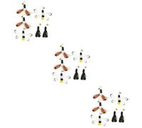 Kisangel 18piezas Cabezas De Repuesto para Juguetes De Gato Accesorios Interactivos Simulados De Insectos y Compatible Varitas Teaser Estimula Curiosidad De Mascotas