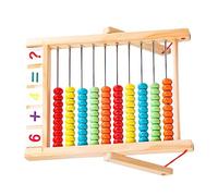 Kisangel 1Pieza Madera Educativo Herramienta de Cálculo Matemático Educación Temprana Didácticos Juguete Interactivo Aprendizaje Infantil