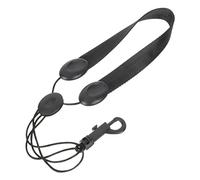 Kisangel 1piezas Correa De Saxofón Soporte De Cuello Durable Para Instrumentos Musicales Correa De Hombro Para Saxofonistas Accesorio Para Soprano y Tenor Color Negro