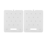 Kisangel 2 Bolsas de Hielo para Ventilador de refrigeración, Bolsas de Hielo Delgadas para lonchera o térmica, Bloques de congelación Reutilizables y Recargables de 1600 g, Accesorios para Acampar