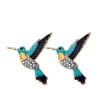 Kisangel 2 Broches para Mujer Accesorio Creativo y Vintage para Ropa Casual Forma de Colibrí en Aleación Elegante y Fácil de Combinar