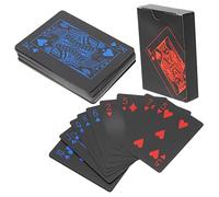 Kisangel 2 Cajas Jugando a Las Cartas a Prueba De Agua Póker Tarjetas Decorativas Juego para Suministro De Fiestas Elegante Tarjetas Juego De Cartas El Plastico