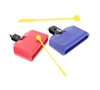 Kisangel 2 Juegos Accesorios Para Batería Partes Del Pedal Del Pie Del Consejo De Práctica De Baquetas Platillos De Plástico Para Baquetas De Juguete Mini El Plastico