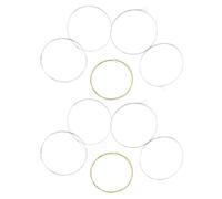 Kisangel 2 Juegos Cuerdas de Banjo Inoxidable y Bronce para Cuerdas Juego Sonido Mejorado y Durabilidad para Interiores y Exteriores por Set