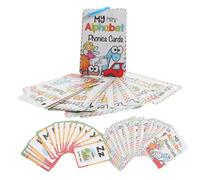 Kisangel 2 Juegos Juguete para Deletrear Palabras Juguetes Recepción De Tarjetas De Fonética Aprender Fonética Tarjetas Nitdler Aprendiendo Flashcard Tarjetas De Fonética