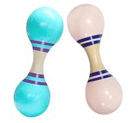 Kisangel 2 Maracas De Madera Para Niños Juguetes Musicales Educativos Instrumentos De Percusión Infantiles