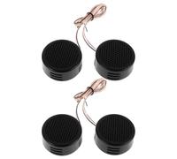 Kisangel 2 Pares de Mini Altavoces Tweeter para Coche - Altavoces para Montaje en Superficie en Coches, Camiones y Barcos - Ajuste Universal para Sistemas de Audio de vehículos
