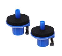 Kisangel 2 Piezas Accesorios De Reposacabezas Accesorios Para Tambores Batería Almohadilla Platillo Soporte De Soporte De Sombrero Soporte De Sombrero Alto Blue El Plastico
