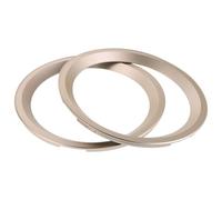 Kisangel 2 Piezas Anillos Espaciadores Decorativos para Altavoces de 6,5 Pulgadas, 2 Piezas, Plástico Resistente Color Champán, Marco para Tweeter y Subwoofer, Mejora Acústica para Sistemas