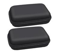 Kisangel 2 Piezas Bolsas de Almacenamiento EVA Resistentes para Accesorios Electrónicos Estuche Rígido para Discos Duros Móviles Triple Protección Unidades para Viajar y Organizar