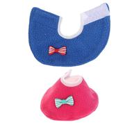 Kisangel 2 Piezas Collar para Movimiento sin Restricciones en Forma de Anillo de Protección para Aves de Fleece, Bordes Suaves Adecuado para Accesorios de Aves y Clínicas Aviares