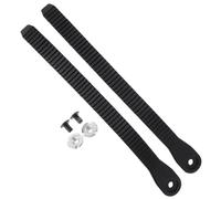 Kisangel 2 Piezas Correa de Fijación Profesional Ajustable Negra PVC | Hebilla de Repuesto, Cierre Seguro Trinquete, Incluye Tornillos, para Patines en Línea y Mantenimiento