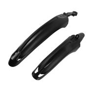 Kisangel 2 Piezas Guardabarros Traseros de Plástico Diseño Curvo Reforzado | Protección Total contra Barro y Salpicaduras, Instalación Ajustable para Bicicletas de Gravel y Cercanías, Superficie