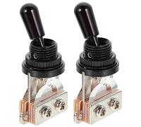 Kisangel 2 Piezas Interruptor De Palanca De Posiciones Para Guitarra Eléctrica Repuesto Para Guitarra Estilo Clásico De Repuesto Uso Concierto o Práctica