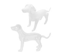 Kisangel 2 Piezas Juguetes Inflables Para Perros Estatua De Perro De Cristal Camilla Para Mascotas Maniquí De Pie Maniquí De Perro Modelo Inflable Modelos Inflables De Polivinilo