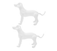 Kisangel 2 Piezas juguetes inflables para perros miniatura estatuilla de perro llena de aire aseo Perro de juguete inflable Decoración de hogar con perro inflable perro de exhibición