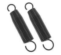 Kisangel 2 Piezas Piezas de tambor duraderas bajo Tensión doble inoxidable llave partes del pedal del pie del tambor accesorios de tambor acero carbono Black