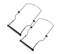 Kisangel 2 Piezas Soporte de Cuello para Armónica Orificios Ajustable Ángulos Soporte Metálico Profesional para Arpa Diatónica