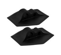 Kisangel 2 Piezas Soporte para Motor de Kayak Inflable con Clip Hexagonal Estructura Estable y Protección UV Fácil Instalación para Embarcaciones Pequeñas y Piragüismo Recreativo de Negras