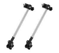 Kisangel 2 Piezas Soporte para Paraguas de Bicicleta y Scooter Montaje de Metal Resistente para Sombrilla Ajustables para Exterior Sillas de Ruedas y Patios