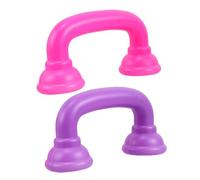 Kisangel 2 Piezas Teléfono Juguete Educativo para Teléfono de Imaginación con Retroalimentación de Lectura Diseño Realista la Corrección del y Pronunciación para Hogar y Aula Color Rosa y