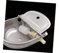 Kisangel 2 piezas Válvula Flotador para Bebedero Ganadería Controlador Agua Automático para Cuenco Bebida Ganado Accesorios Duraderos para Ovejas Cerdos y Vacas Portátil y Resistente