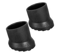 Kisangel 2 protectores antideslizantes para escaleras, tapas para escaleras de tijera estándar y telescópicas, 1,89" de diámetro interior, color negro.