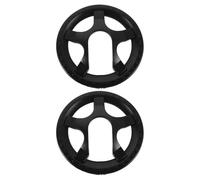 Kisangel 2 Protectores de Cadena de Bicicleta de plástico Negro, Cubierta Protectora de piñón de Bicicleta, Cinco Agujeros, Protector de Cadena de Repuesto para Bicicletas de montaña y Carretera.