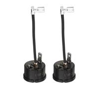 Kisangel 2 protectores térmicos de sobrecarga para compresor - Repuestos para compresor de congelador de 1/3 - Protector térmico de sobrecarga universal para mini refrigeradores y enfriadores de