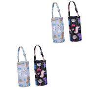 Kisangel 2 Series Bolsa Térmica Portátil Bolsas Aisladas Cálido Cubierta Térmica Bolsas De Botellas Aisladas Bolso De Mano con Botella De Leche Algodón De Capa Intermedia 2 Piezas*2