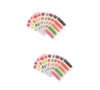 Kisangel 2 Series Vendajes De Colores Vendas De Colores Parches Para Heridas En Los Dedos Parches De Cuidado Ampollas Apósitos Adhesivos Vendaje Pegatinas Pe Impermeable 50 Piezas*2