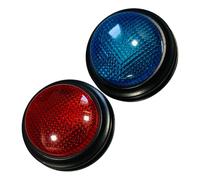 Kisangel 2 Timbres Grabables para Juegos Botones De Programa De Juegos Timbres para Aulas Familiares para Aulas Interactivos