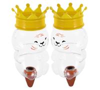 Kisangel 2 Unidades De Dispositivo De Riego Automático Para Macetas Kit De Riego Por Goteo Maceta De Autorriego Planta De Autorriego Bebedero Automático Para Flores Plástico