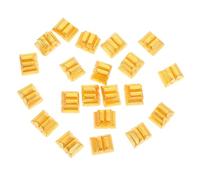 Kisangel 20 Piezas Mini Ladrillo Dorado Decoración Miniatura Pequeño Muñecas Ladrillos Bar Oro Mini Decoraciones De La Casa Accesorios De Diseño De Escena Golden Resina