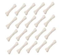Kisangel 20 Piezas Mini Modelo De Hueso Decoración De Huesos Esqueleto En Miniatura Rellenos Óseos Mini Huesos Miniesqueletos Huesos del Esqueleto Pequeños Esqueletos Resina Beige