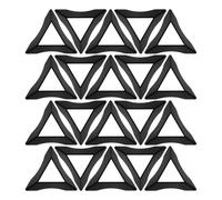 Kisangel 20 Piezas Portacubos de Cubitos Marco Porta Cubos Bases de Cubos de Rompecabezas solucionador Pararse Piezas del generador Deportista generador de campeones el plastico Black