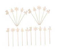 Kisangel 20 Piezas Varitas Mágicas de Madera sin Terminar Kit DIY Varitas de Hada para Niñas Manualidades Creativas Fiesta Disfraz Navidad Cosplay