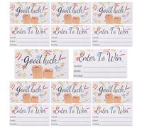 Kisangel 200 Piezas Boletos de Rifa en Papel con Superficie Lisa y Líneas Preimpresas para Sorteos y Fiestas, Ideales para Eventos y Rifas Divertidas