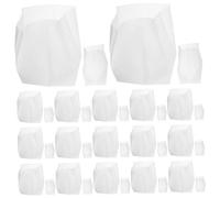 Kisangel 200 Piezas Non Woven Fabric Grow Bags Breathable Nursery Bags For Vegetables Flowers Herbs with Thickened Material