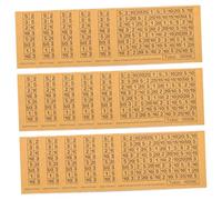 Kisangel 20hojas Pegatinas Numéricas para Alcancía Etiquetas Autoadhesivas para Frascos De y Fijar Financieras