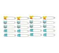 Kisangel 20piezas Alfileres De Seguridad Para Bebés Cierre De Seguridad Diseño De Animales -forma Para Ropa y Aleatorios Para Recién Nacidos