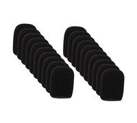 Kisangel 20piezas Fundas de Esponja para Micrófono de Solapa Antiviento para Micrófonos de Diadema Uso Estudio y Exteriores Material de Suave
