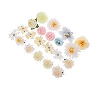 Kisangel 21 Piezas Tocado de Horquilla de Flores para Niñas Pinzas Cabello Flores de Seda Colores Varios Accesorios Cabello para Mujeres el Escenario Fiesta