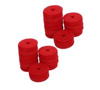 Kisangel 24piezas Arandelas De Fieltro Para Platillos Fieltro De Doble Capa Para Soporte De Platillos Reduce El Ruido Mejora La Del Sonido Accesorios De Repuesto Para Batería Almohadillas