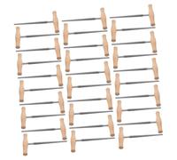 Kisangel 24piezas Herramientas Para Clavijas De Violín Escariador Clavija Para Violín Mango De Madera Herramienta Para Reparar De Para Talleres De Reparación De Instrumentos