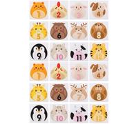 Kisangel 24piezas Pegatinas Mensuales para Bebés Recién Nacidos Autoadhesivas para Fotografía Creativa y Recuerdos De Embarazo Decoración Práctica y Resistente Al Agua